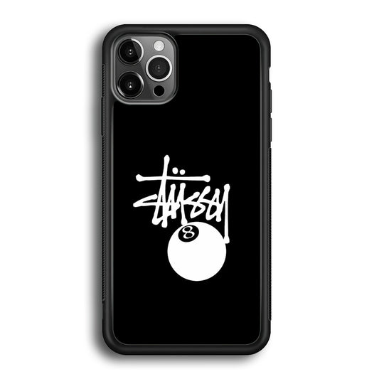 Stussy 8 Pool Ball iPhone 12 Pro Max Case | Slim Rubber Case for iPhone 12 Pro Max