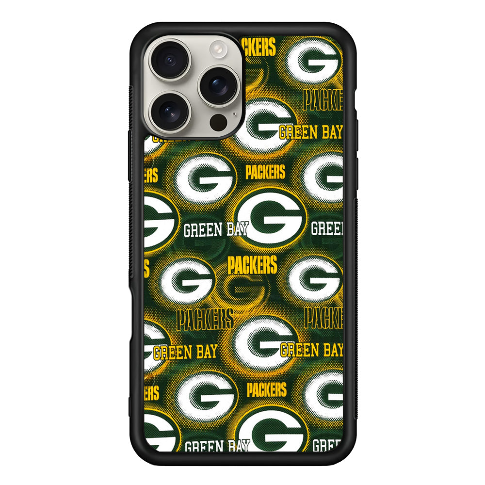 Green Bay Packers Pattern iPhone 16 Pro Max Case | Stylish Protective Case for iPhone 16 Pro Max