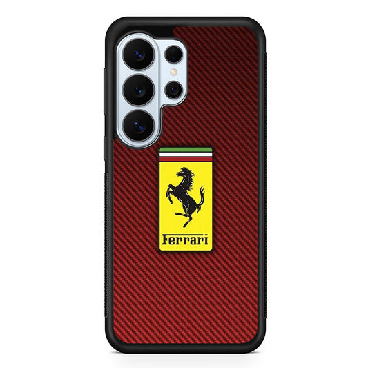 Ferrari Bloodshot Fiber Samsung Galaxy S26 Ultra Case | Protective Phone Cover