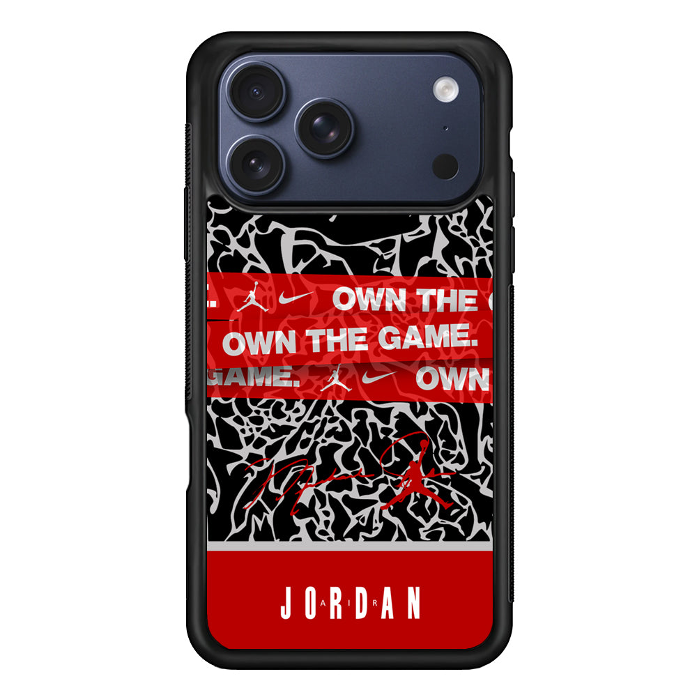 Air Jordan Element of The Game iPhone 17 Pro Max Case | Durable Rubber Case for iPhone 17 Pro Max