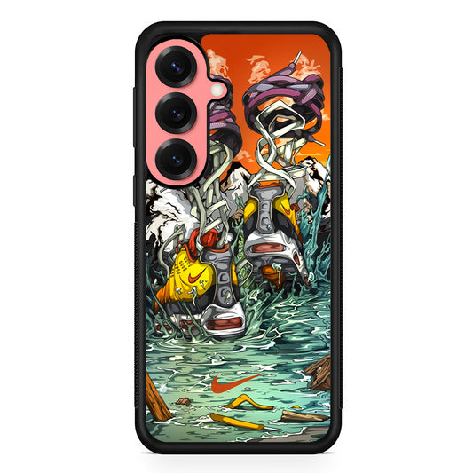 Nike Form of Art Noise Samsung Galaxy S25 Case | Slim Protective Cover for Samsung Galaxy S25