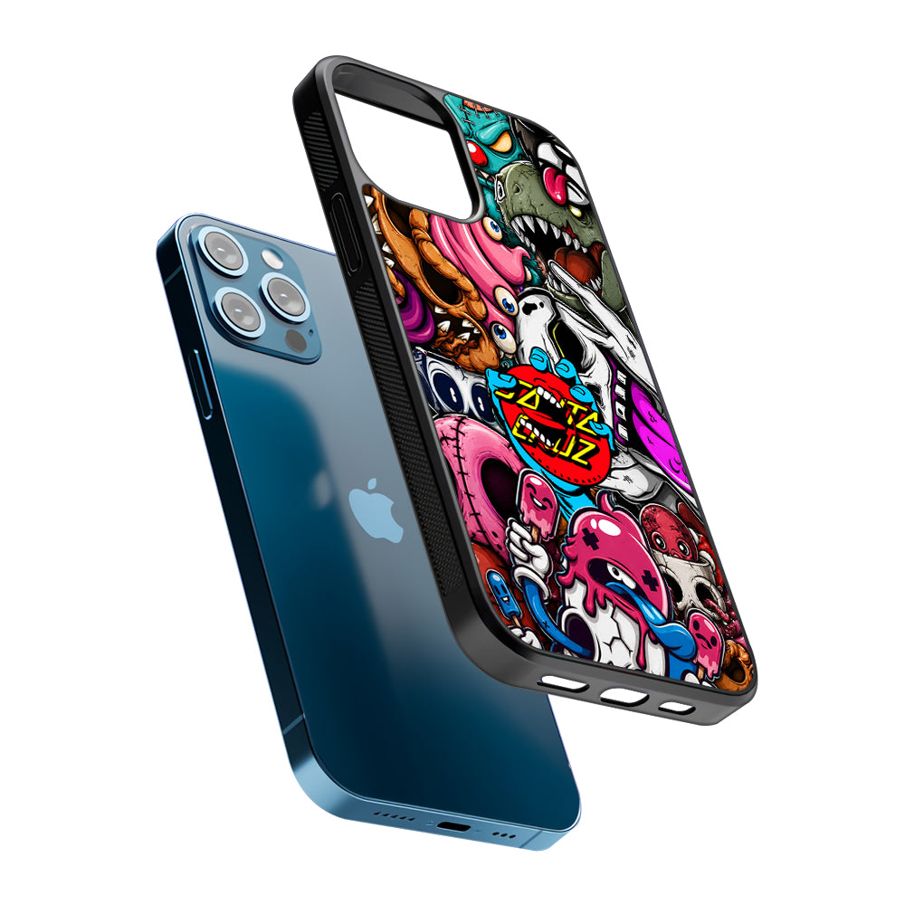 Santa Cruz Skateboard Nightmare 2D Rubber Phone Case | Durable Phone Case