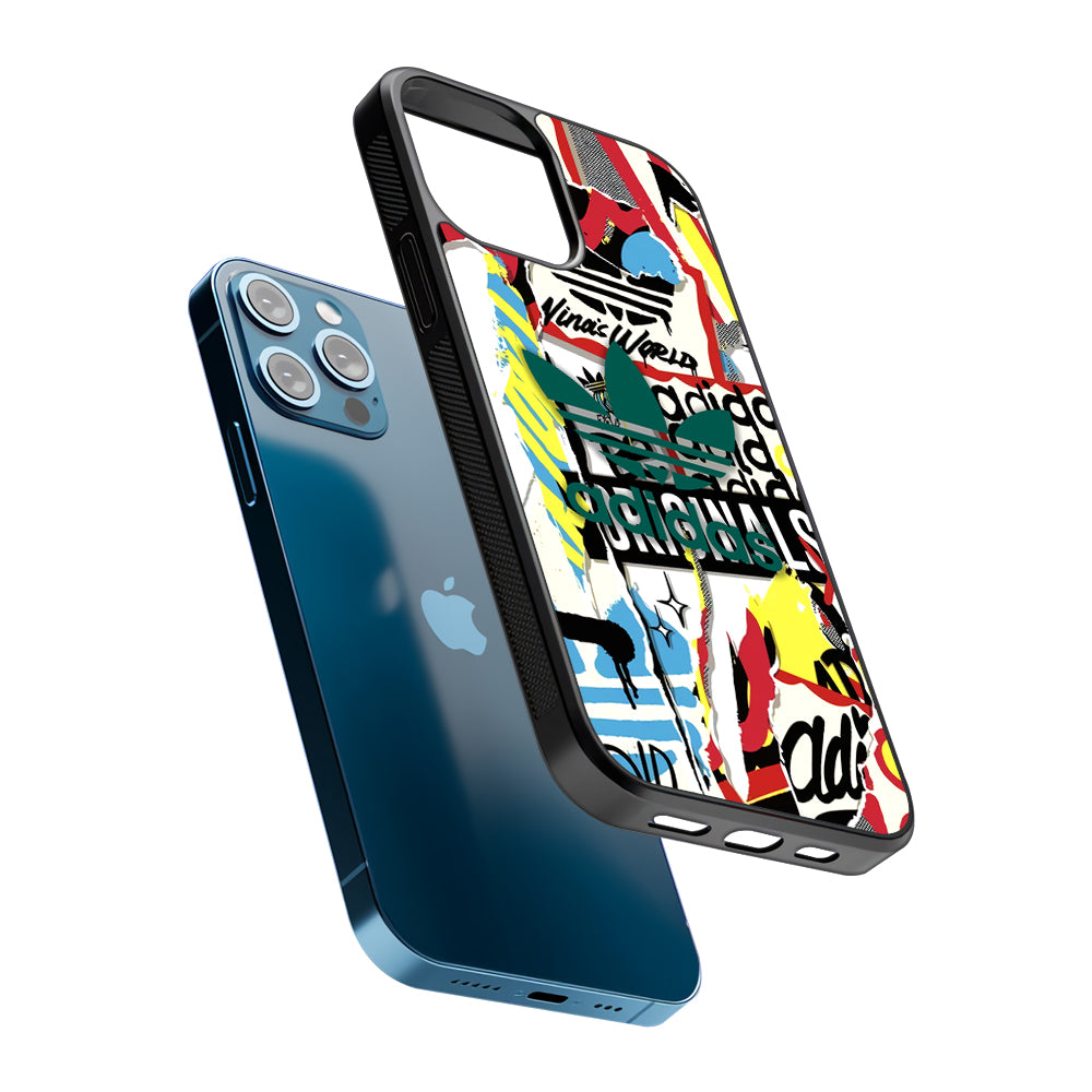 Adidas Paper Brand 2D Rubber Phone Case | Slim Protective Phone Case