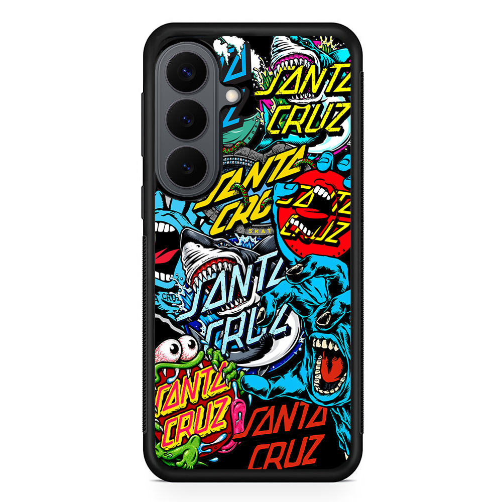 Santa Cruz Skateboard logo Samsung Galaxy S26 Plus Case | Slim Rubber Case for Samsung Galaxy S26 Plus