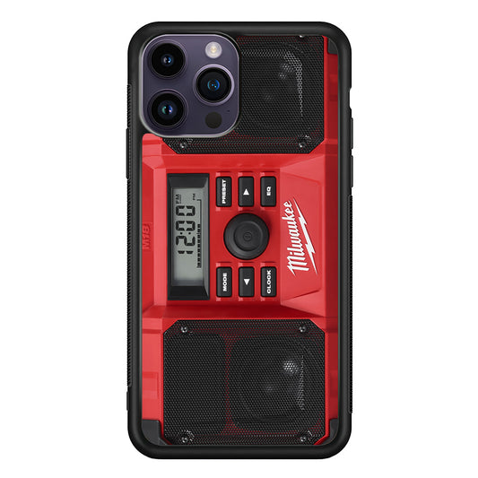 Milwaukee Tool Radio iPhone 14 Pro Max Case | Slim Rubber Case for iPhone 14 Pro Max