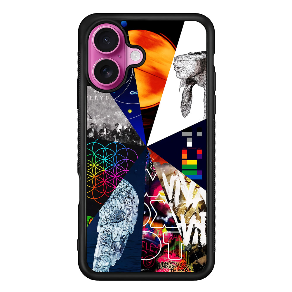 Coldplay Album Cover Art iPhone 17 Case | Slim Protective Rubber Phone Cover