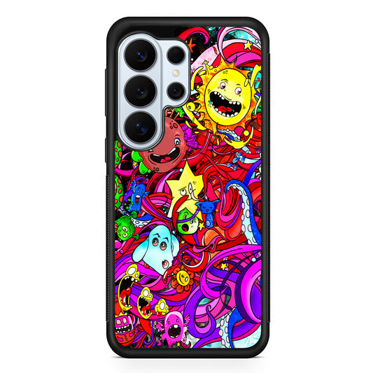 Planet Galaxy Doodle Art Samsung Galaxy S26 Ultra Case | Protective Phone Cover