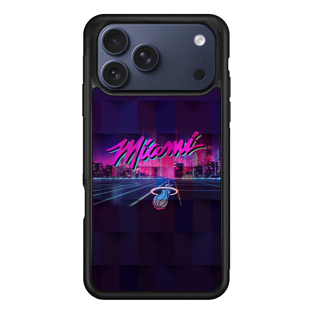 Miami Heat Logo iPhone 17 Pro Max Case | Slim Protective Cover for iPhone 17 Pro Max
