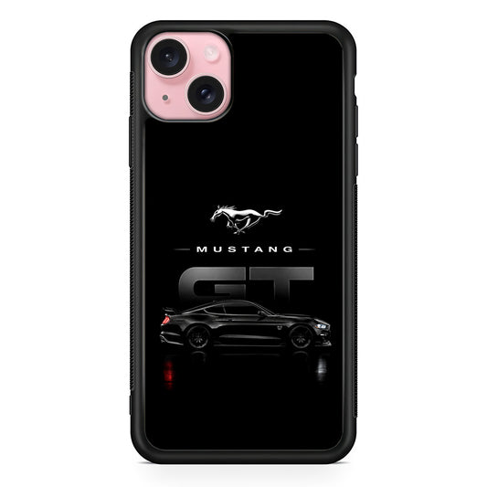Ford Mustang GT Midnight iPhone 15 Case | Slim Rubber Case for iPhone 15