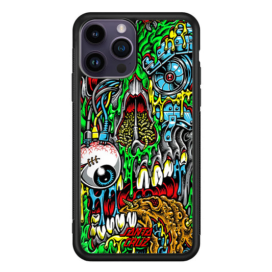 Santa Cruz Cyber Zombie iPhone 14 Pro Max Case | Slim Rubber Case for iPhone 14 Pro Max