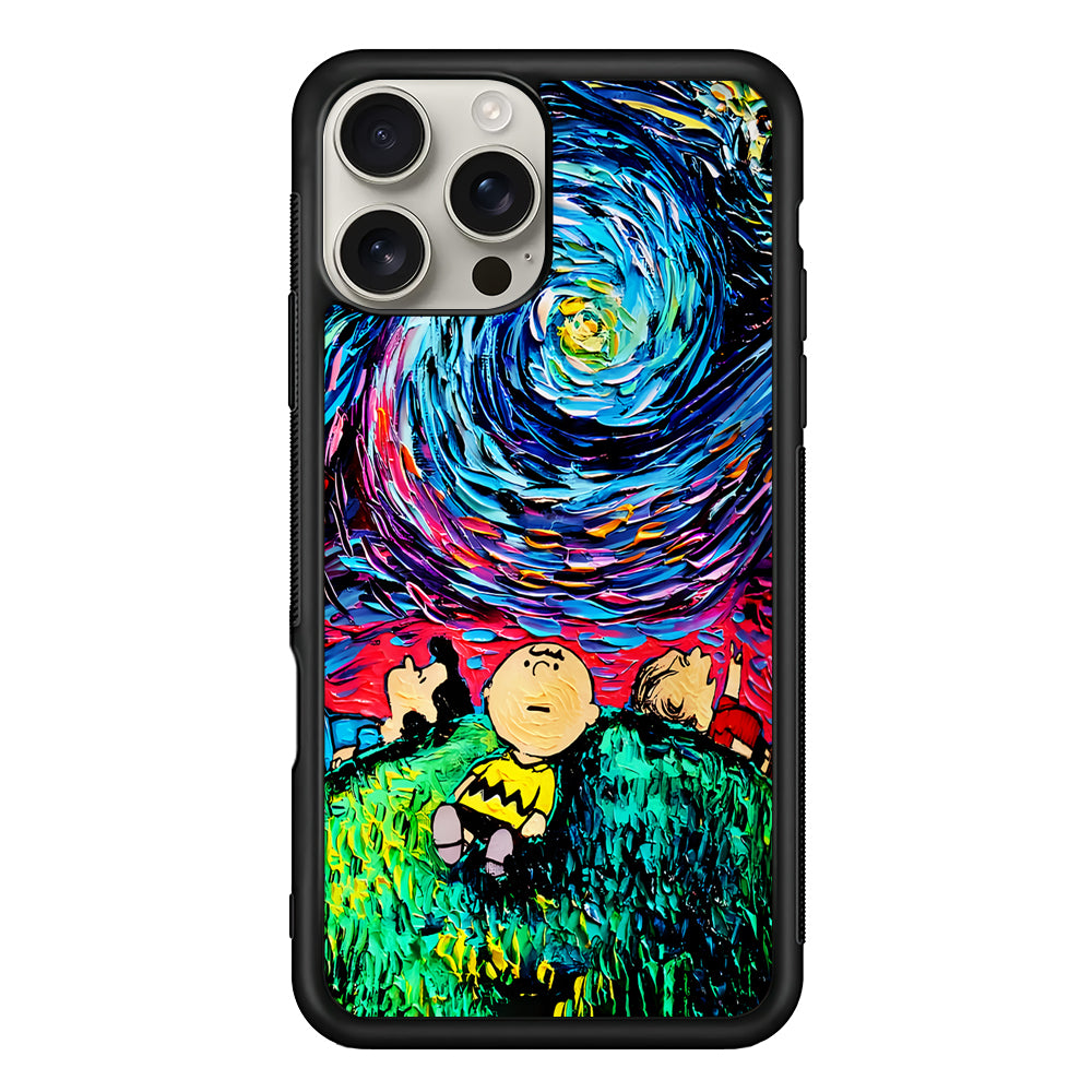 Charlie Friends Starry Night iPhone 16 Pro Max Case | Stylish Protective Case for iPhone 16 Pro Max