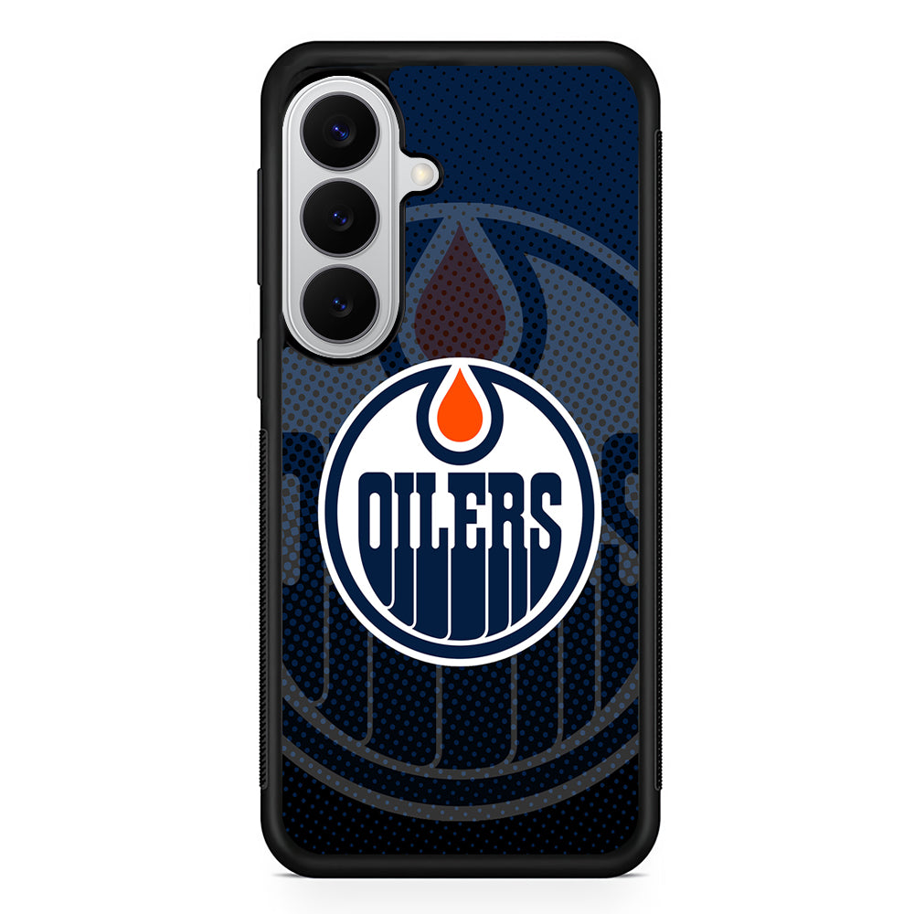 Edmonton Oilers Dot Samsung Galaxy S26 Case | Protective Rubber Cover