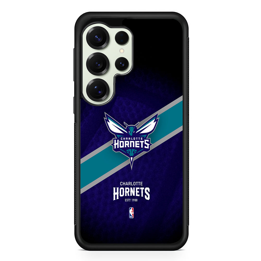 Charlotte Hornets Logo Samsung Galaxy S25 Ultra Case | Durable Rubber Case for Samsung Galaxy S25 Ultra
