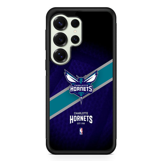 Charlotte Hornets Logo Samsung Galaxy S25 Ultra Case | Durable Rubber Case for Samsung Galaxy S25 Ultra