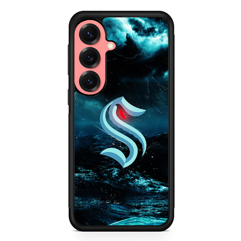 Seattle Kraken Storm Samsung Galaxy S25 Case | Protective Case for Samsung Galaxy S25