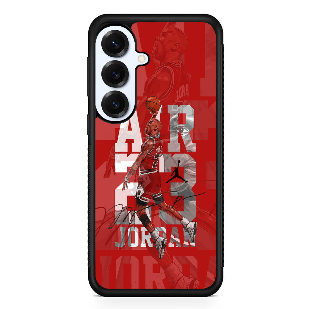 Air Jordan Silver Light Samsung Galaxy S25 Plus Case | Durable Samsung Galaxy S25 Plus Phone Case