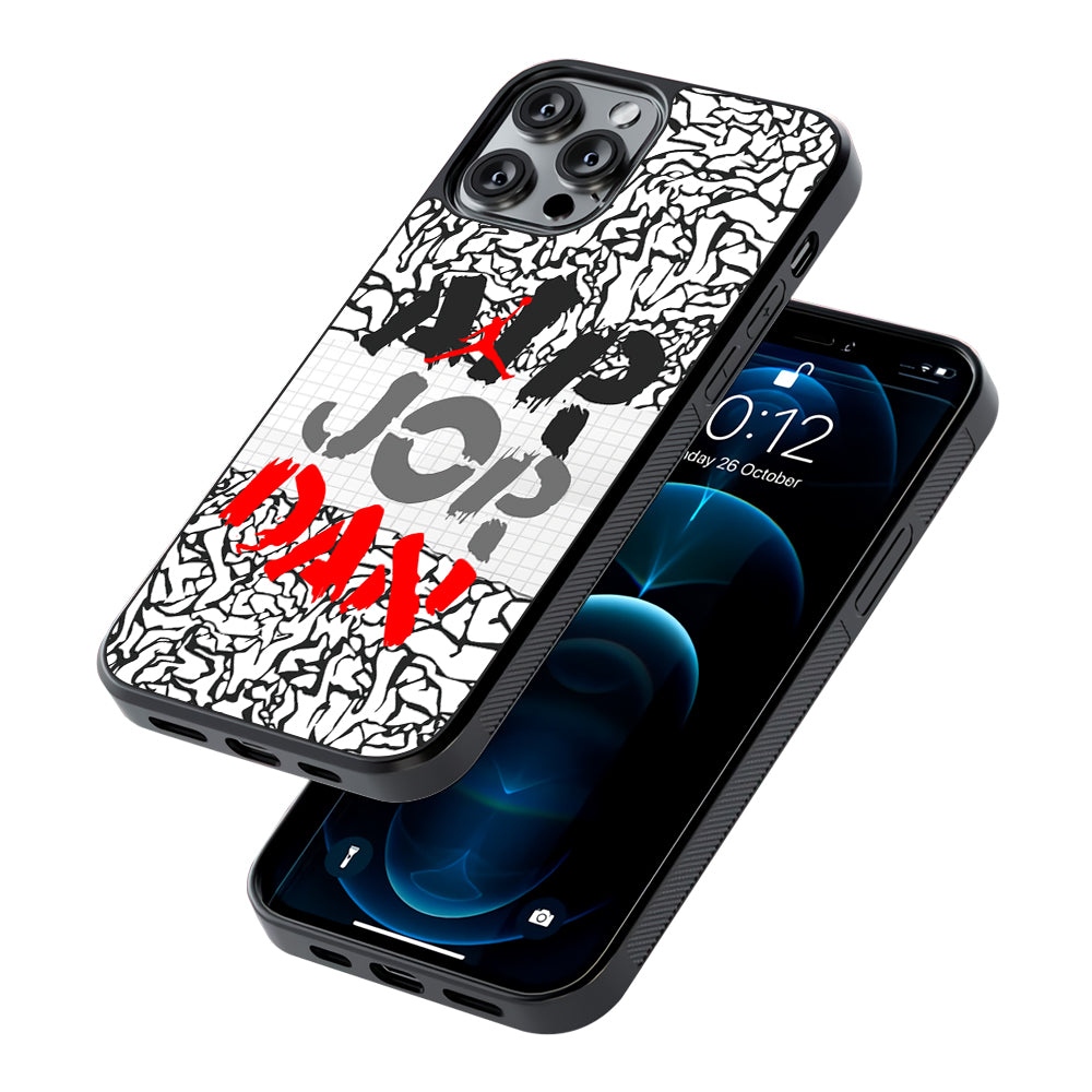 Air Jordan Drop The Paintbrush 2D Rubber Phone Case | Slim Protective Phone Case