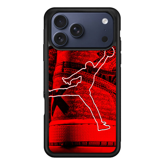Air Jordan Red Shoes iPhone 17 Pro Max Case | Durable Rubber Case for iPhone 17 Pro Max