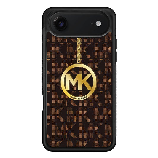 Michael Kors Brown Pattern iPhone 17 Air Case | Slim Rubber Case for iPhone 17 Air