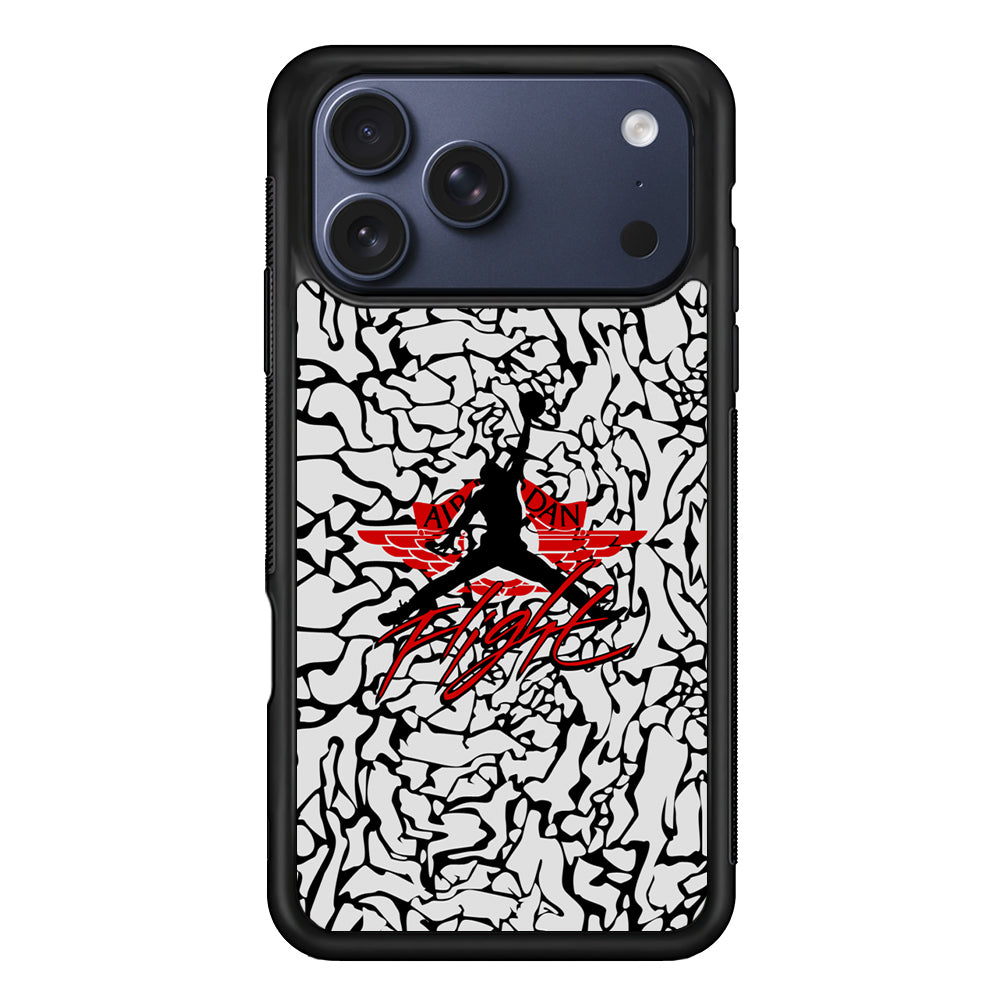Air Jordan Endemic Patern iPhone 17 Pro Max Case | Durable Rubber Case for iPhone 17 Pro Max