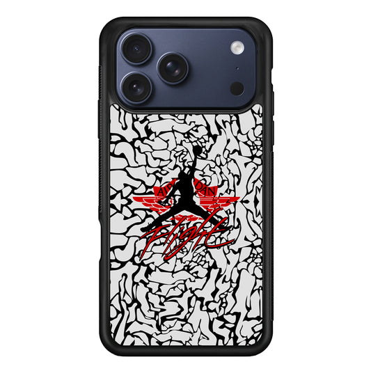 Air Jordan Endemic Patern iPhone 17 Pro Max Case | Durable Rubber Case for iPhone 17 Pro Max