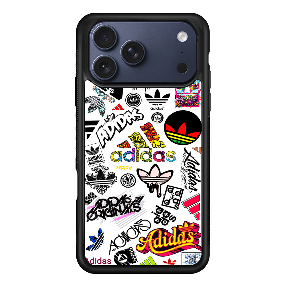 Cool Adidas Logo Collection iPhone 17 Pro Max Case | Durable Rubber Case for iPhone 17 Pro Max