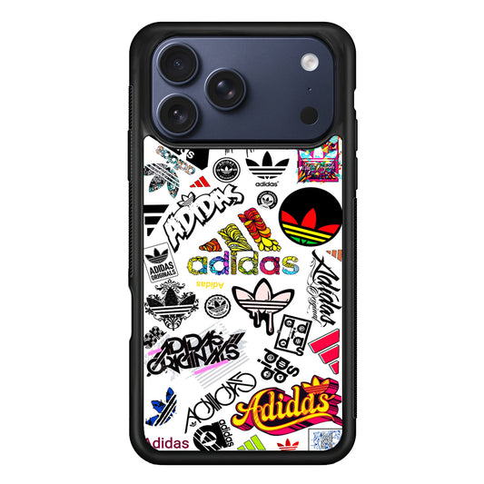 Cool Adidas Logo Collection iPhone 17 Pro Max Case | Durable Rubber Case for iPhone 17 Pro Max
