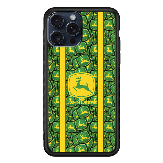John Deere Emblem Dump iPhone 15 Pro Max Case | Slim Rubber Case for iPhone 15 Pro Max