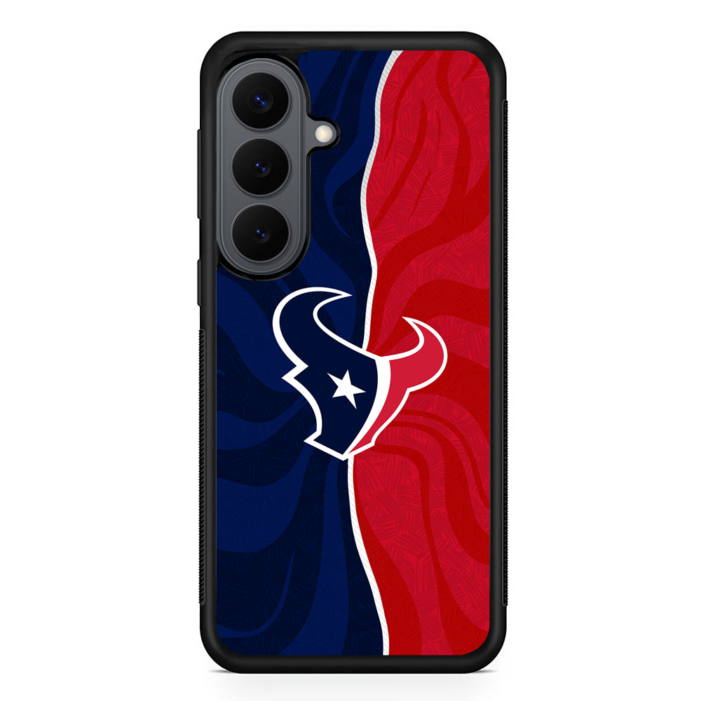 Houston Texans Logo Samsung Galaxy S26 Plus Case | Slim Rubber Case for Samsung Galaxy S26 Plus