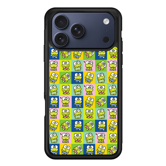 Keroppi Frog Cartoons Pattern iPhone 17 Pro Max Case | Slim Protective Cover for iPhone 17 Pro Max