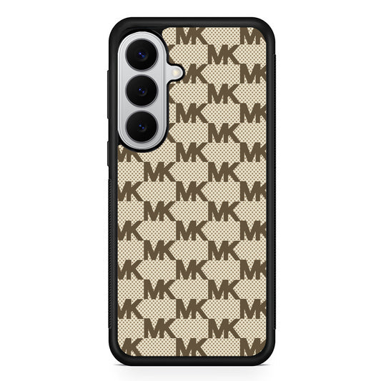 Michael Kors Polka Dot Backdrop Samsung Galaxy S26 Case | Slim Rubber Case for Samsung Galaxy S26