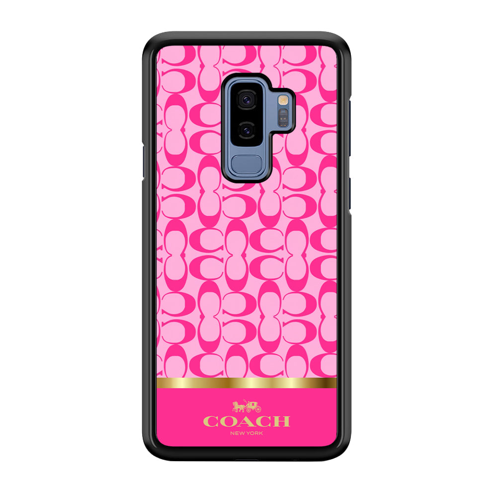 Coach Pink Pattern Samsung Galaxy S9 Plus Case | Slim Rubber Case for Samsung Galaxy S9 Plus