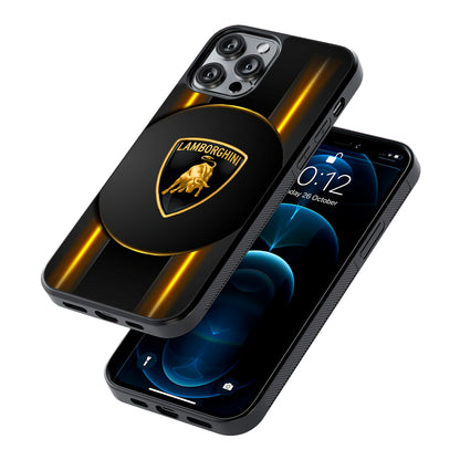 Lamborghini Light Up The Darkness 2D Rubber Phone Case | Slim Protective Phone Case