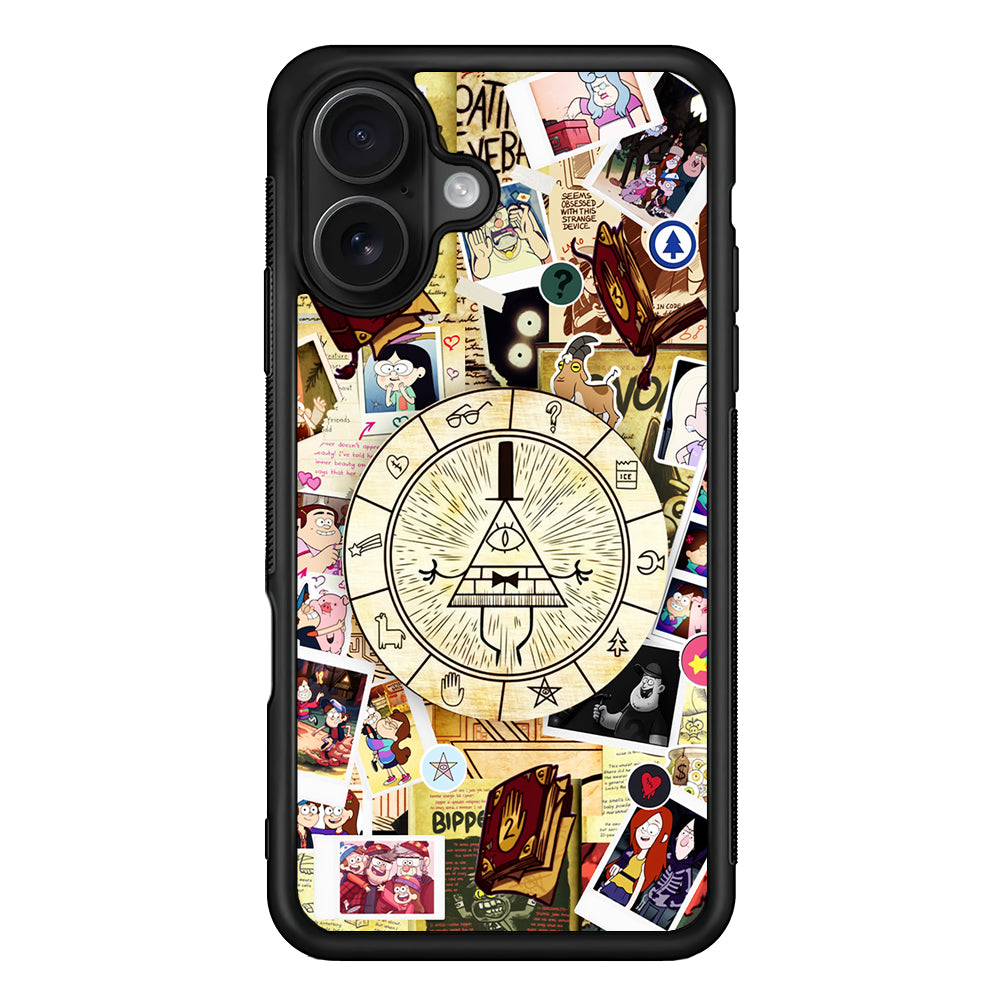 Gravity Falls Bill Cipher Wheel iPhone 16 Case - Oxvistore