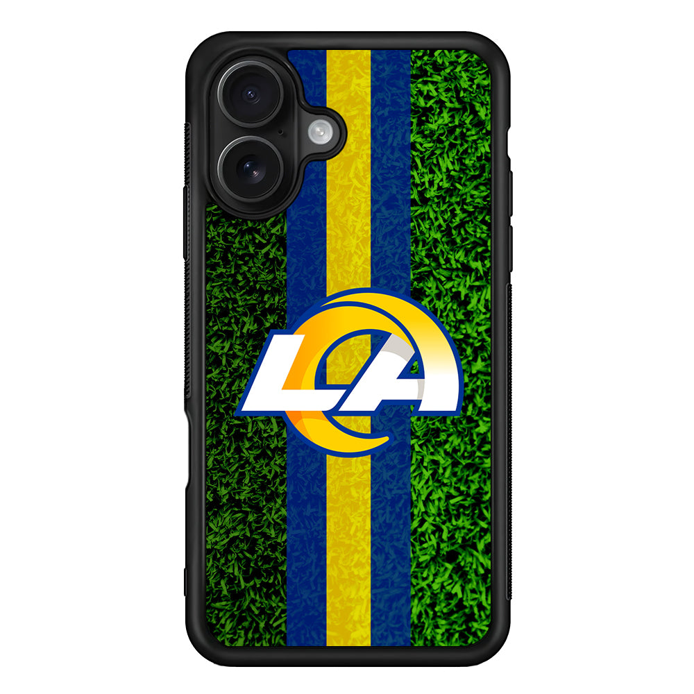 Los Angeles Rams Grassy iPhone 16 Case - Oxvistore
