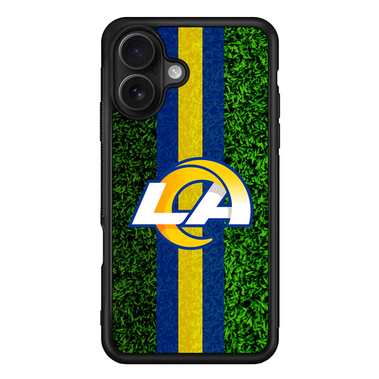 Los Angeles Rams Grassy iPhone 16 Case - Oxvistore