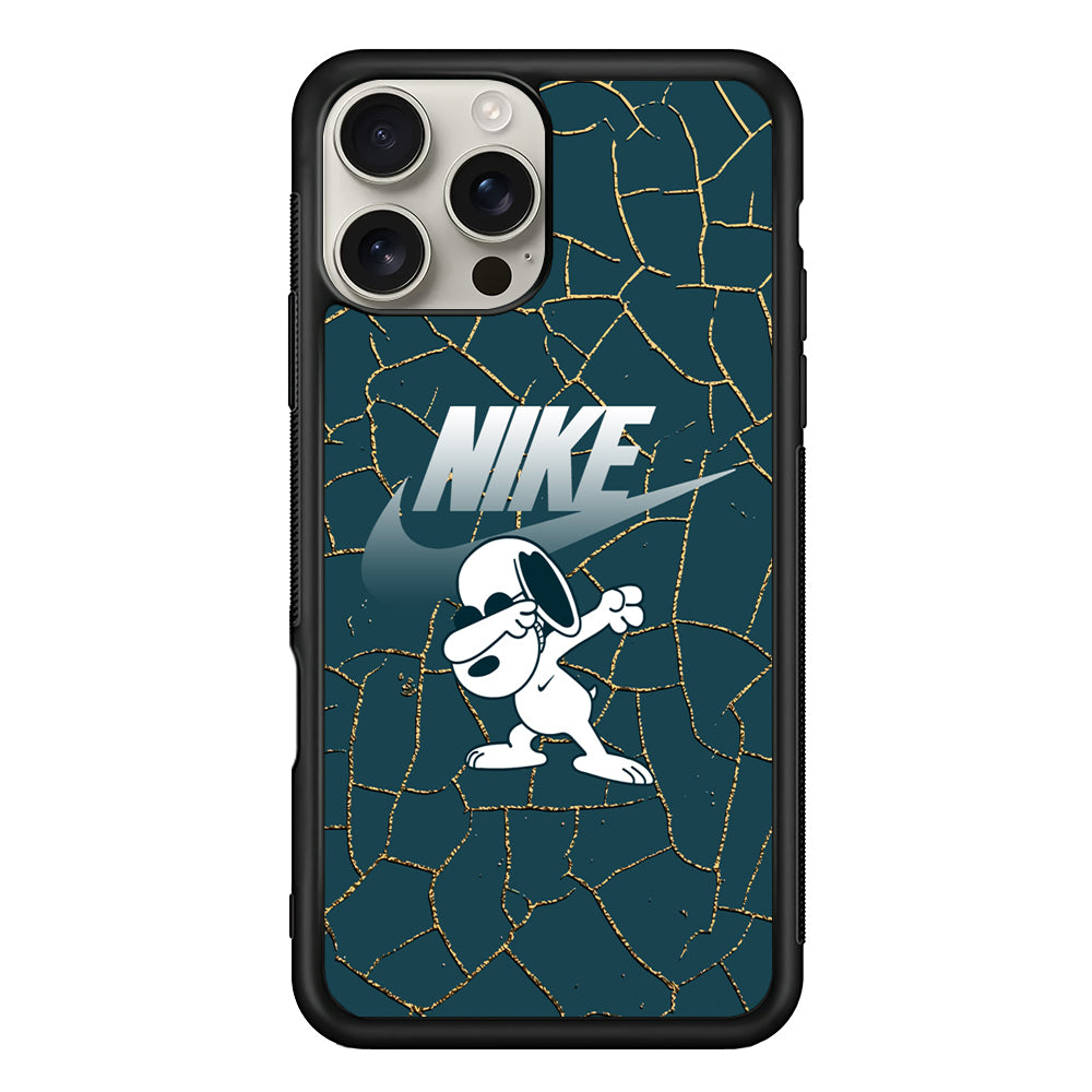 Nike and Snoopy Snoop Dab iPhone 16 Pro Max Case | Durable Everyday Protective Cover