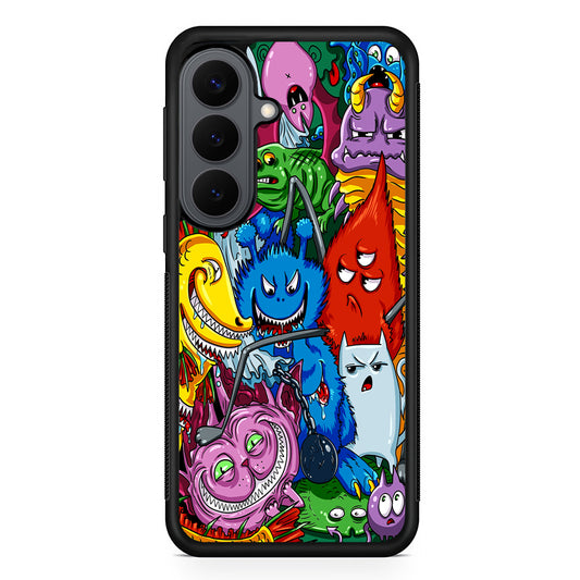 Monster Graffiti Character Samsung Galaxy S26 Plus Case | Slim Rubber Case for Samsung Galaxy S26 Plus