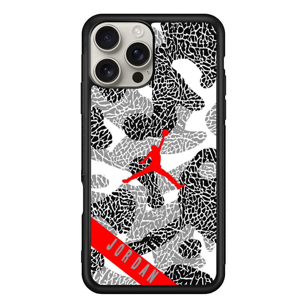Air Jordan Absolute Patern iPhone 16 Pro Max Case | Durable Everyday Protective Cover
