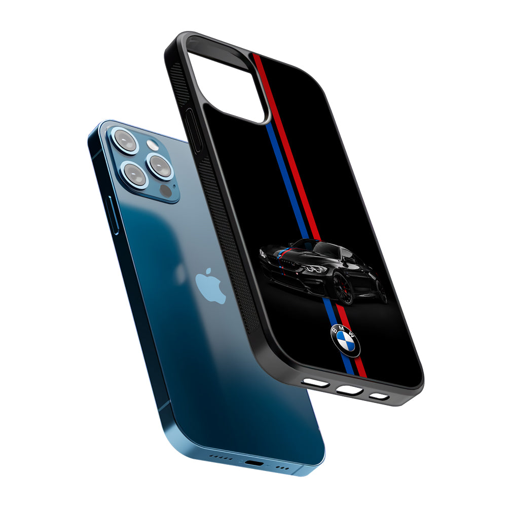 BMW M4 Coupe Racing Stripe 2D Rubber Phone Case | Durable Phone Case
