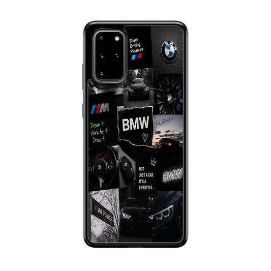 BMW M4 Cinematic Collage Samsung Galaxy S20 Plus Case | Slim Rubber Case for Samsung Galaxy S20 Plus