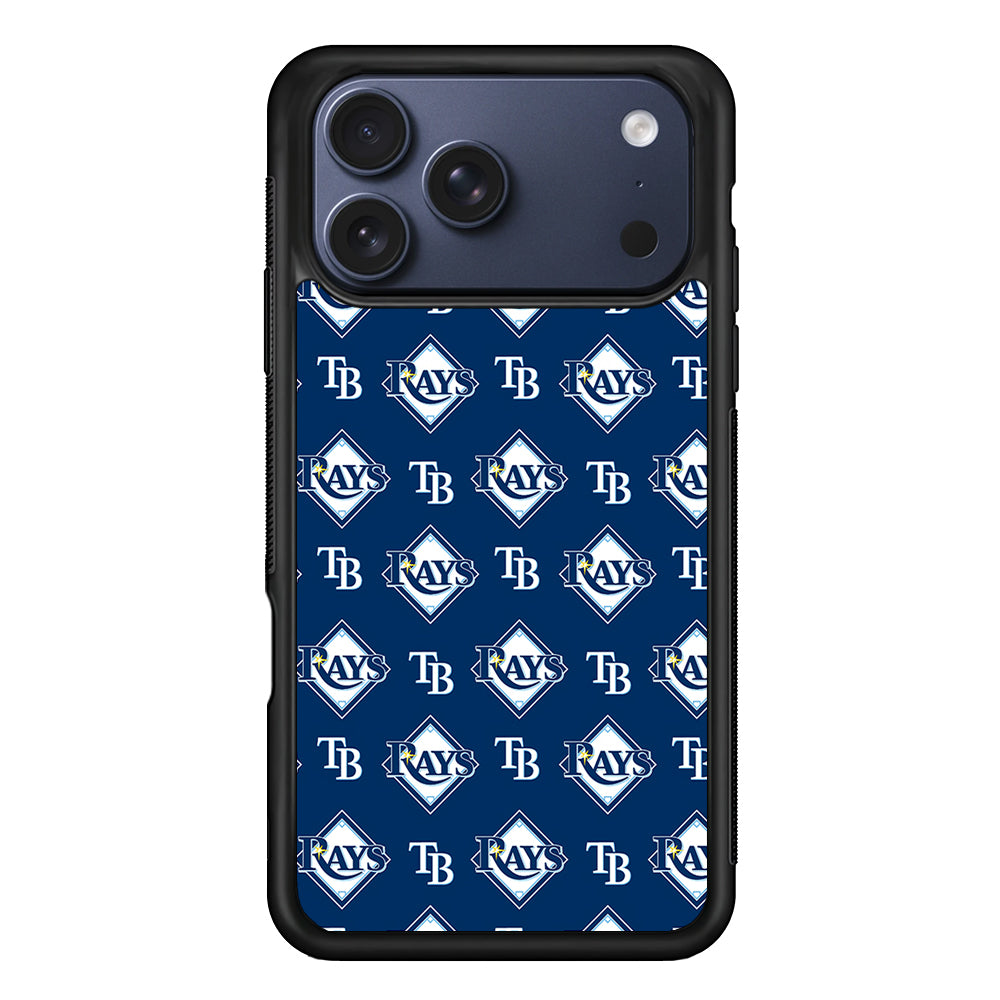 Tampa Bay Rays Pattern iPhone 17 Pro Max Case | Slim Protective Cover for iPhone 17 Pro Max