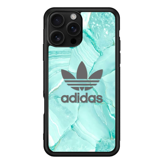 Adidas Light Marble Green iPhone 16 Pro Case - Stylish Protective Cover for iPhone 16 Pro