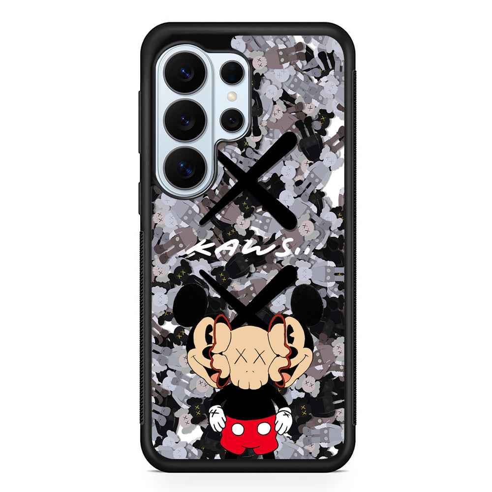 Kaws and Mickey Mask Samsung Galaxy S26 Ultra Case | Slim Rubber Case for Samsung Galaxy S26 Ultra