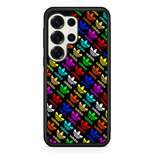 Adidas Logo Colorful Pattern Samsung Galaxy S25 Ultra Case | Durable Rubber Case for Samsung Galaxy S25 Ultra