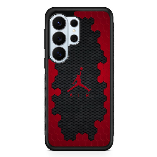 Air Jordan Red Honeycomb Samsung Galaxy S26 Ultra Case | Protective Phone Cover
