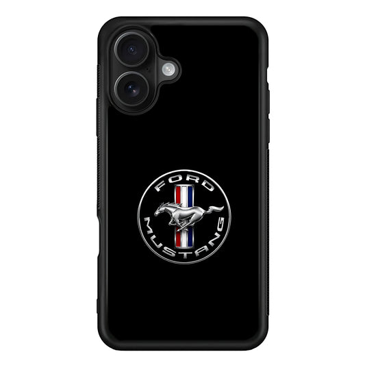 Ford Mustang Icon of Speed iPhone 16 Case | Slim Rubber Case for iPhone 16