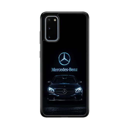 Mercedes-Benz Blue Dark Aesthetic Samsung Galaxy S20 Case | Slim Rubber Case for Samsung Galaxy S20