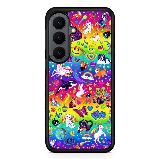 Unicorn Cartoon Rainbow Pattern Samsung Galaxy S26 Plus Case | Slim Rubber Case for Samsung Galaxy S26 Plus