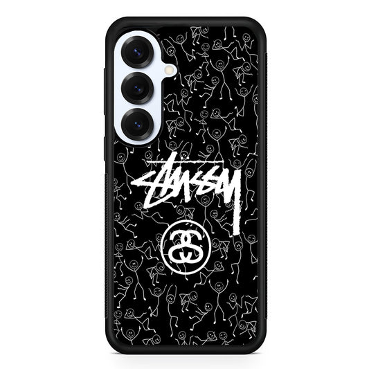Stussy People Dancing Samsung Galaxy S25 Plus Case | Slim Rubber Case for Samsung Galaxy S25 Plus